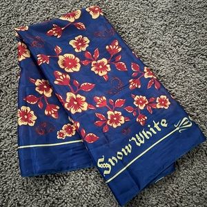 Silk besame Snow White scarf limited edition